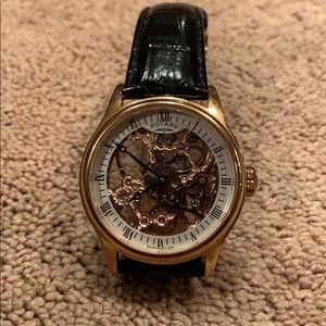 Rotary skeleton watch